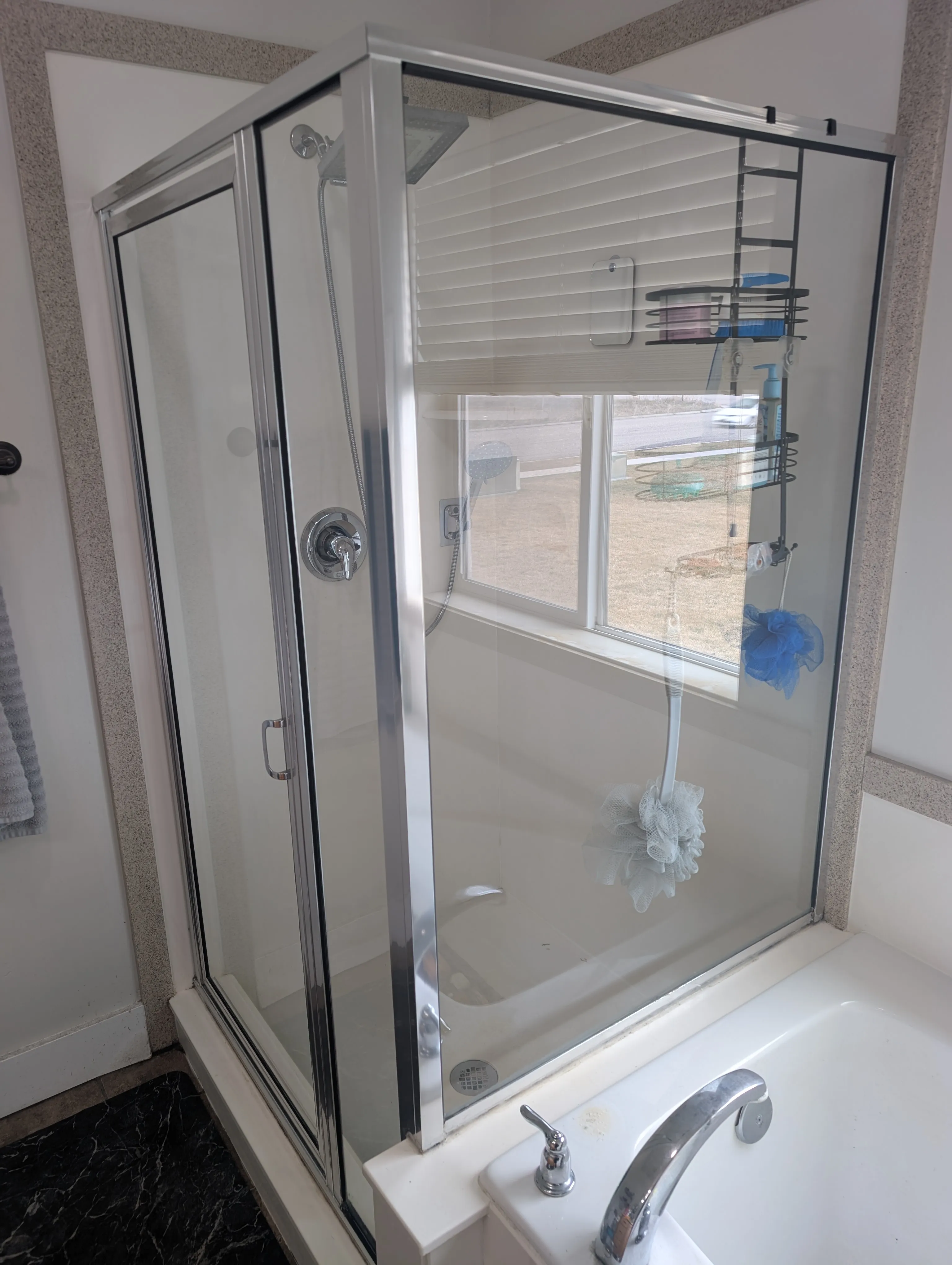 Shower after cleaning