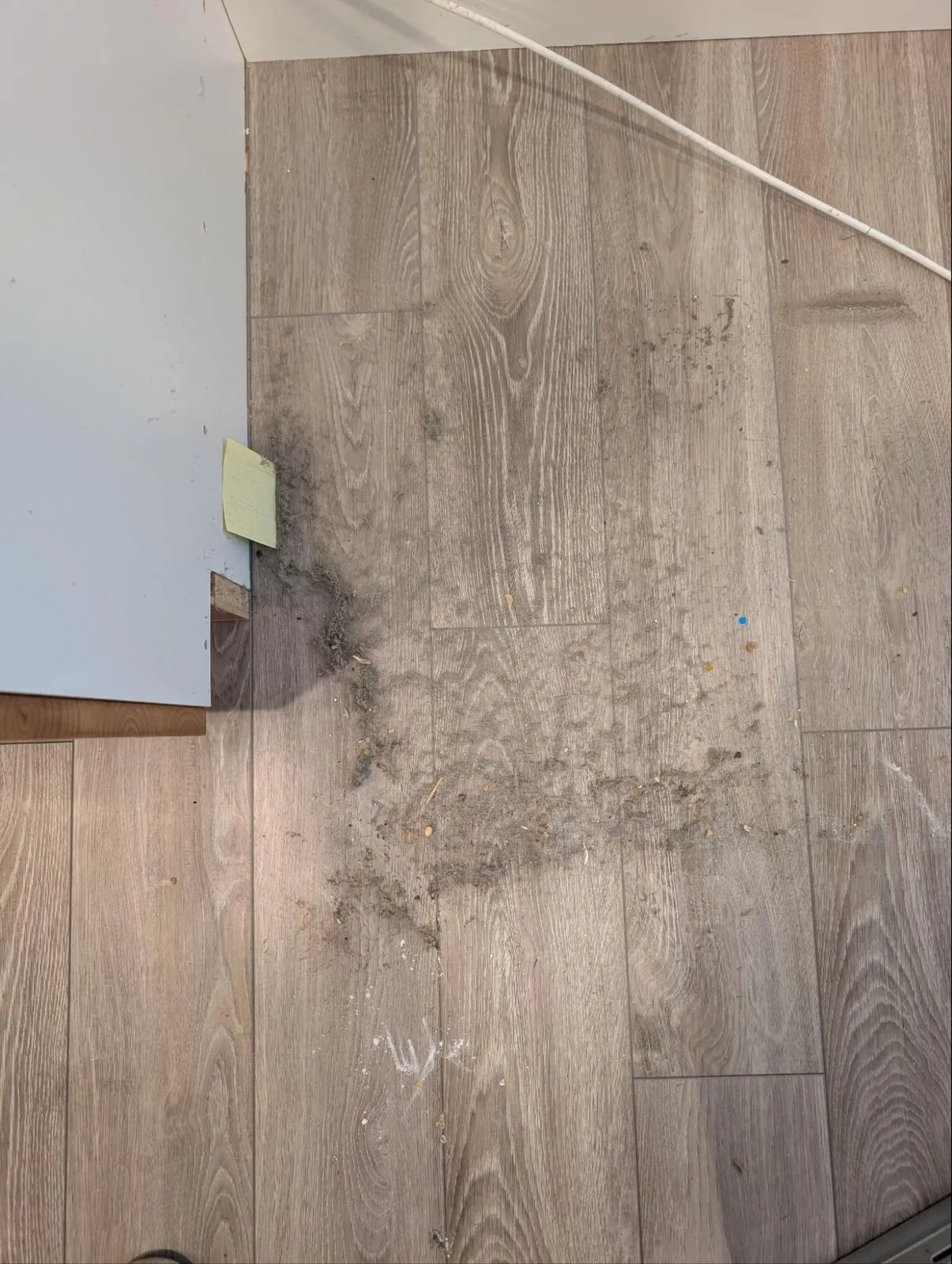 Floors before cleaning